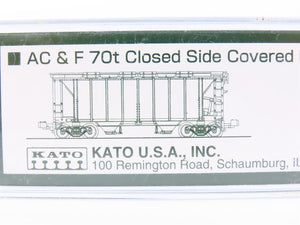 N Scale Kato 186-0101 ATSF Santa Fe Covered Hopper 2-Pack #1