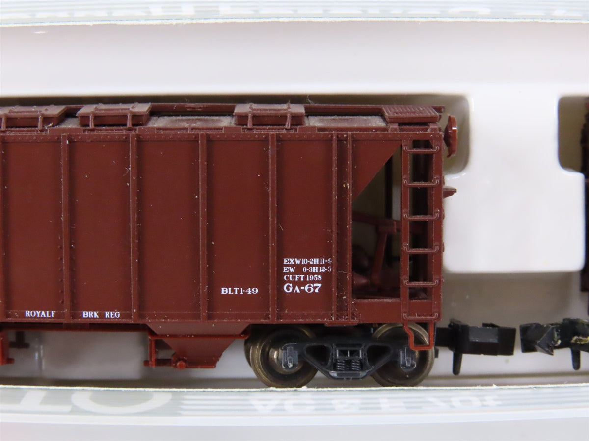 N Scale Kato 186-0101 ATSF Santa Fe Covered Hopper 2-Pack #2