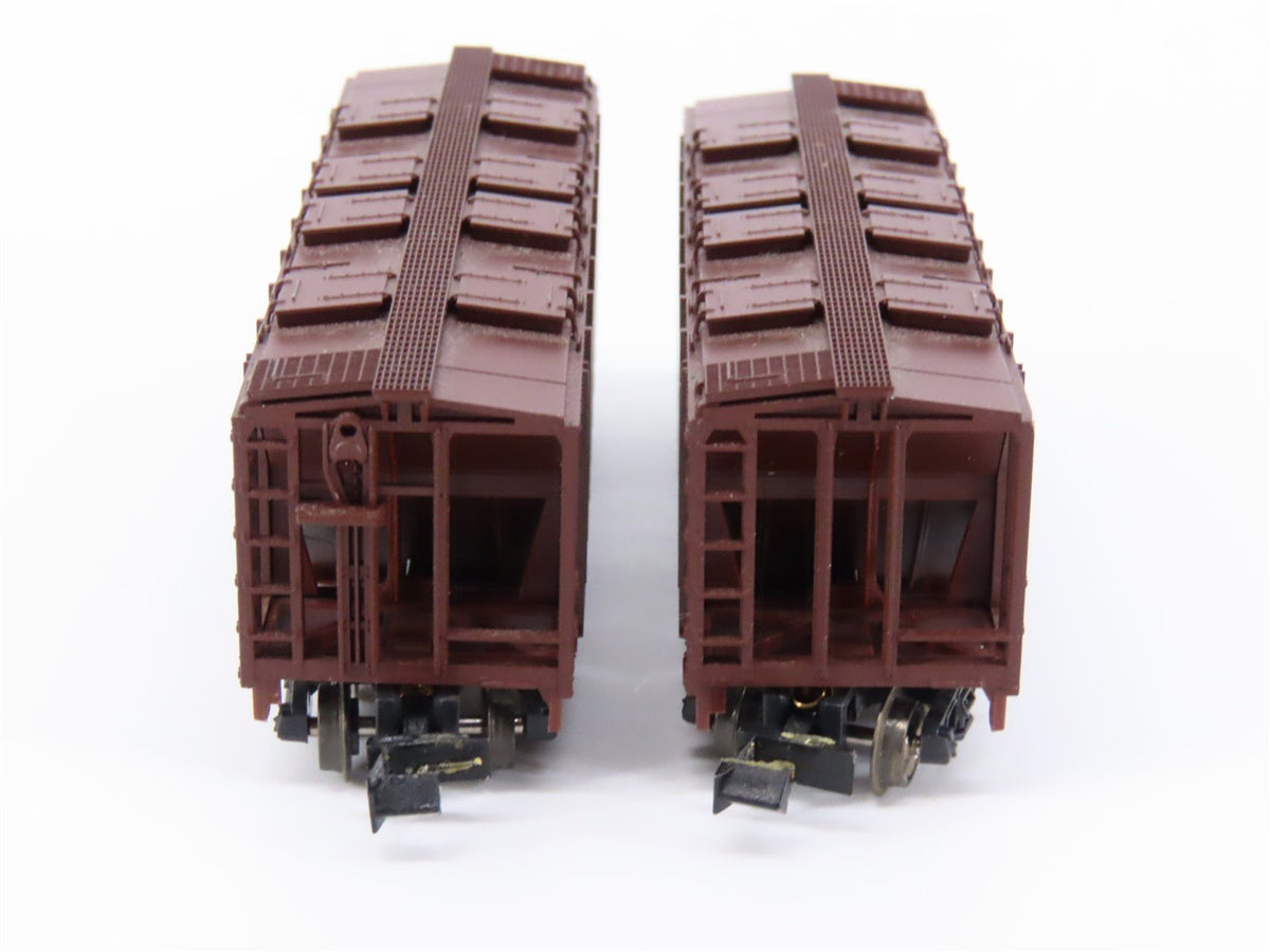 N Scale Kato 186-0101 ATSF Santa Fe Covered Hopper 2-Pack #2