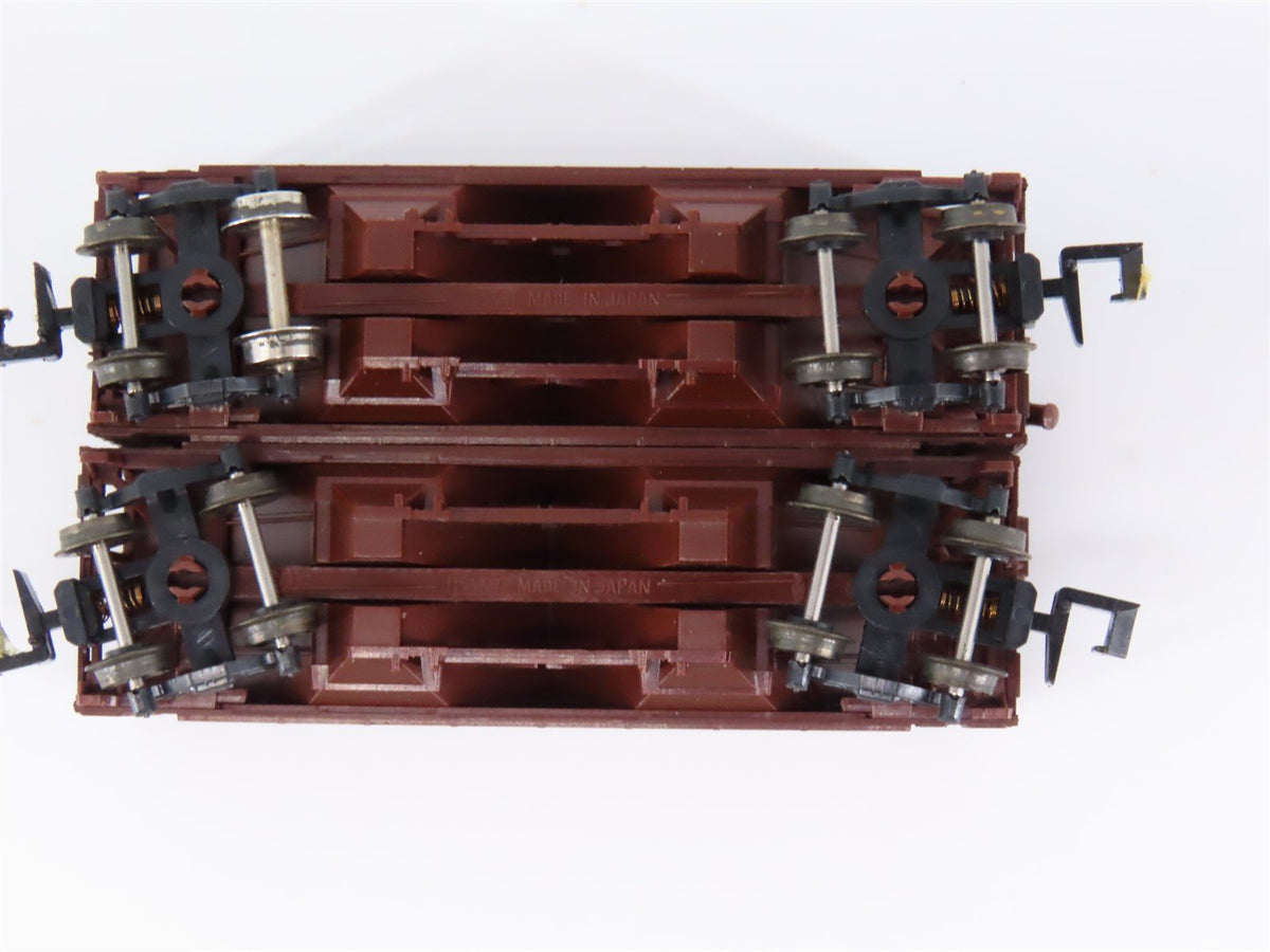 N Scale Kato 186-0101 ATSF Santa Fe Covered Hopper 2-Pack #2