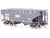 N Scale Bluford Shops #66151 SL-SF Frisco 2-Bay Hopper #90264 w/ Load