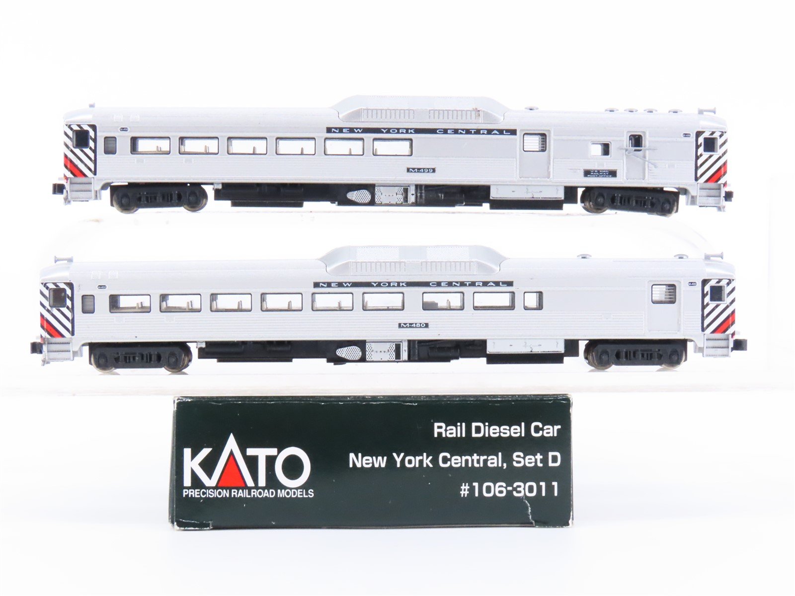 N Scale Kato 106-3011 NYC New York Central RDC Locomotive Set D