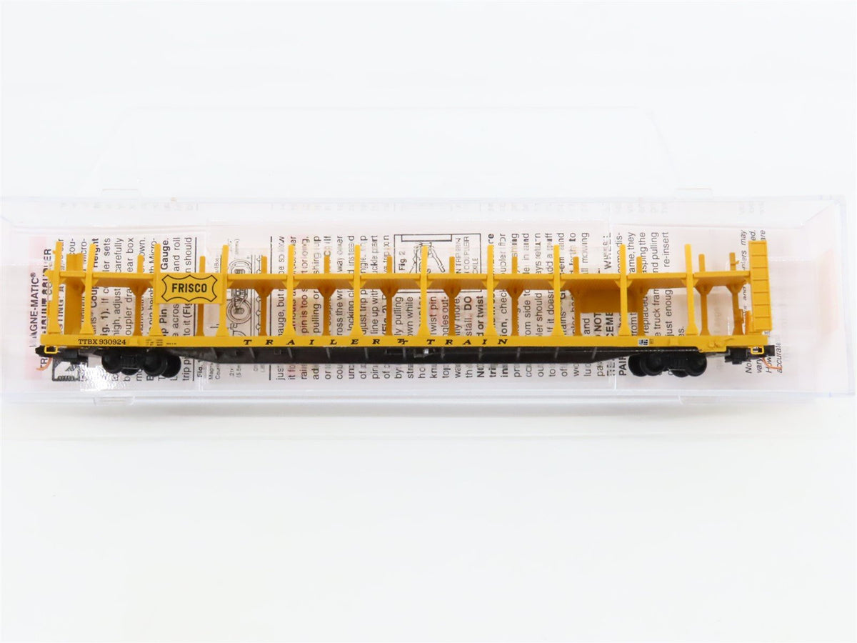 N Micro-Trains MTL #11200540 SL-SF Frisco 89&#39; Bi-Level Open Auto Rack #930924