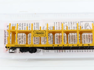 N Micro-Trains MTL #11200540 SL-SF Frisco 89' Bi-Level Open Auto Rack #930924