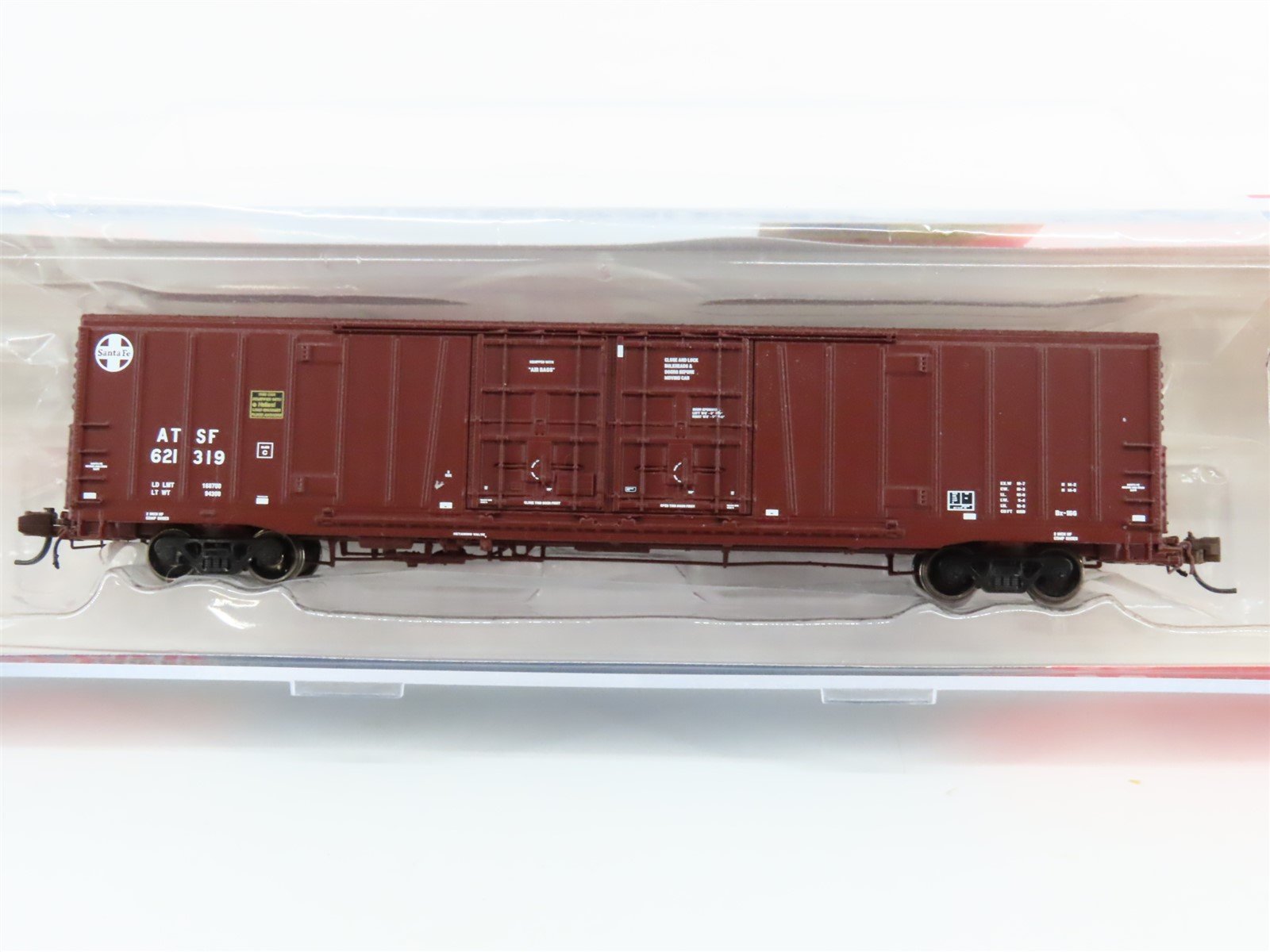 N Scale BLMA Models #18015 ATSF Santa Fe Bx-166 60' Beer Car #621319