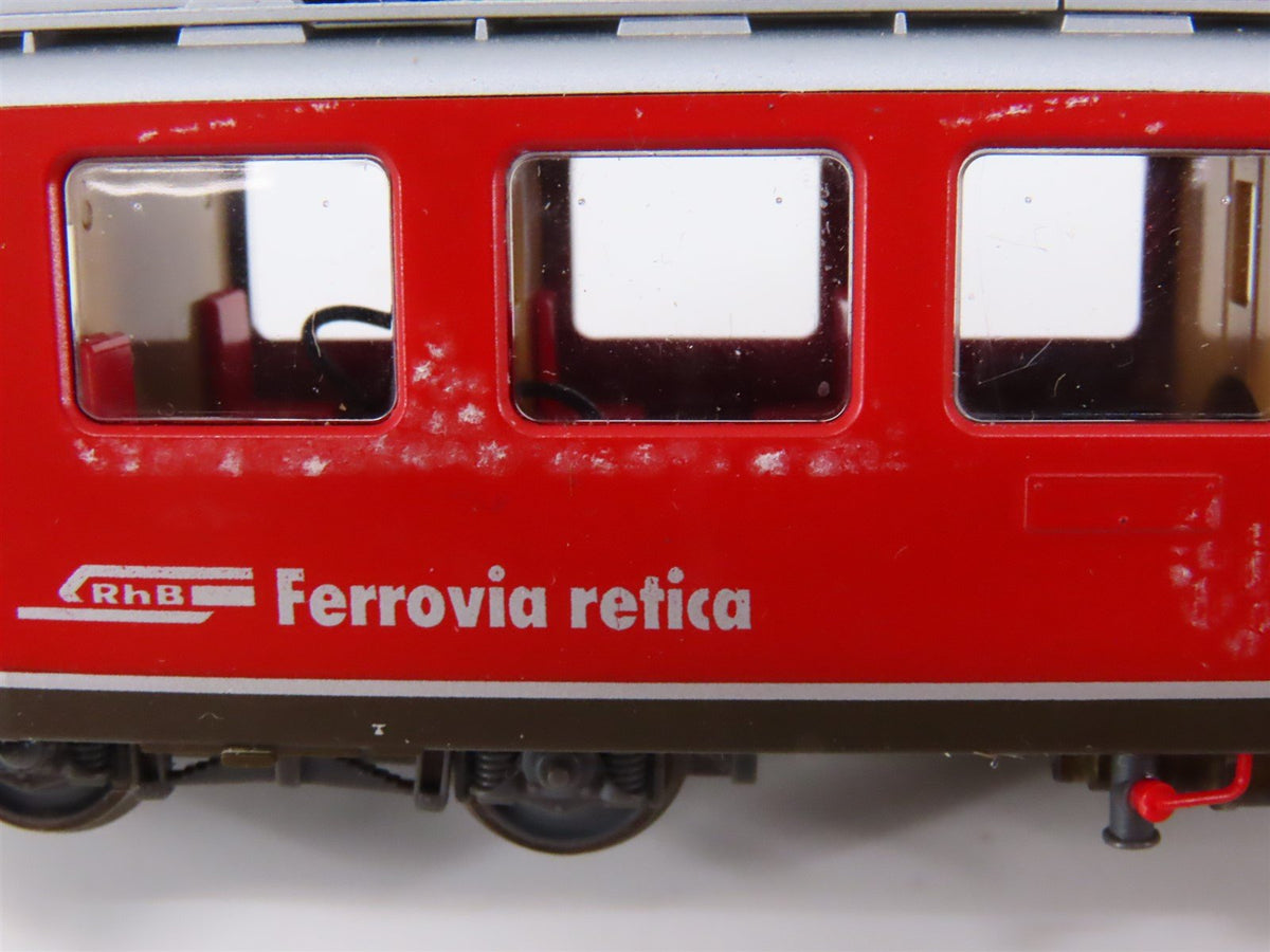 HOm Scale BEMO 1266 192 RhB Rhaetian ABe 4/4 Bernina Railcar Electric #42