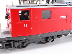 HOm Scale BEMO 1261 201 FO Glacier Express HGe 4/4 I Oldtimer Electric #31