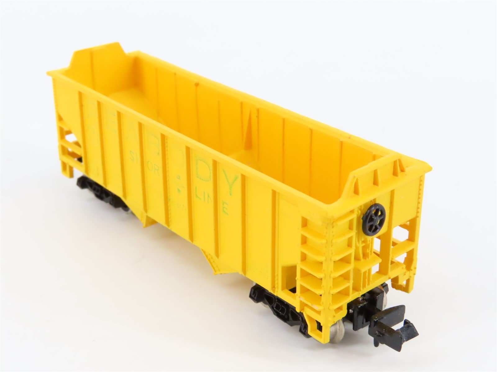 N Scale Life-Like 7745 PSL Peabody Short Line 2-Bay Open Hopper #6631