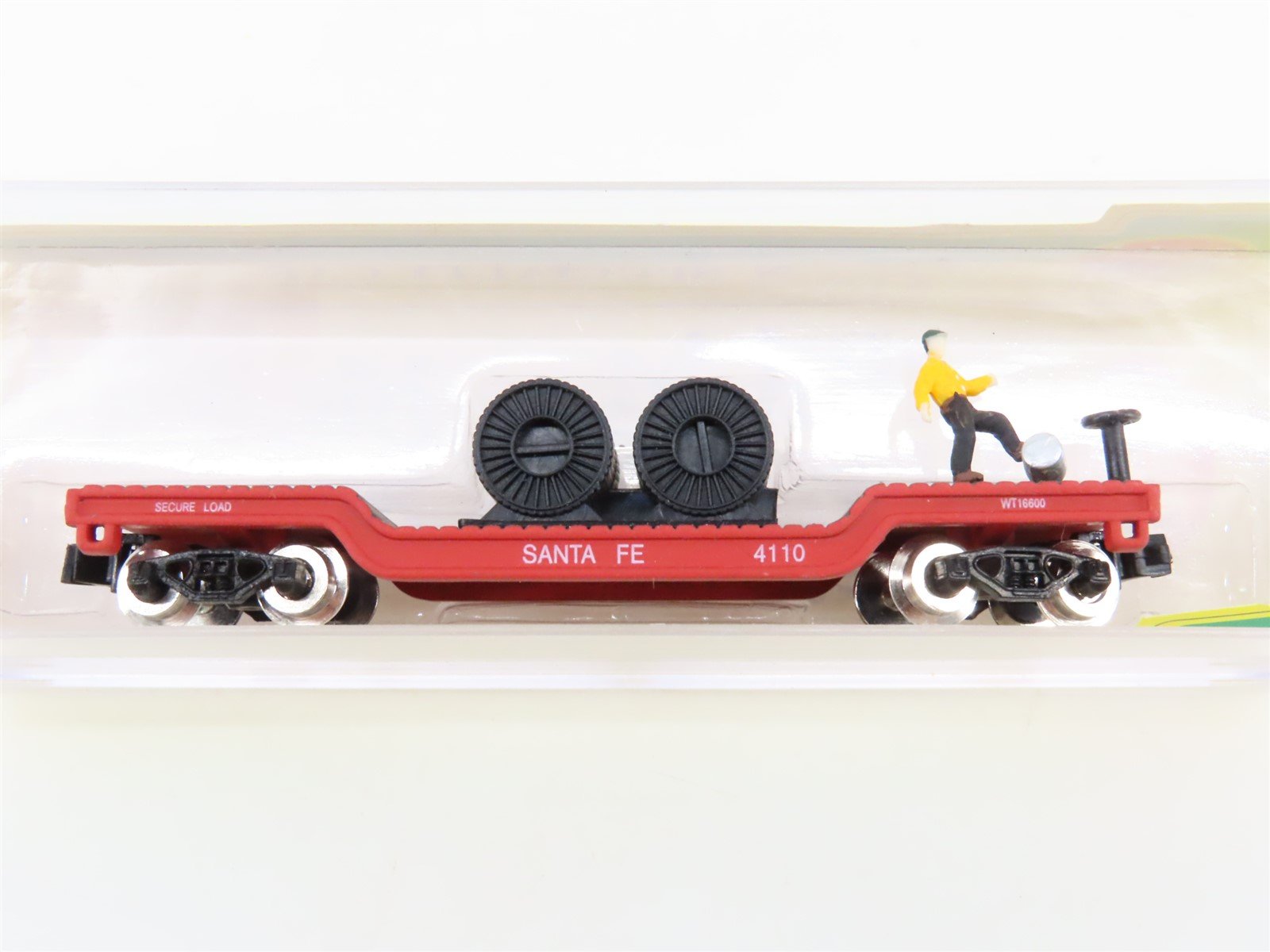 N Scale Model Power 84110 ATSF Santa Fe Metal Cable Car #4110 w/ Figures