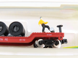 N Scale Model Power 84110 ATSF Santa Fe Metal Cable Car #4110 w/ Figures