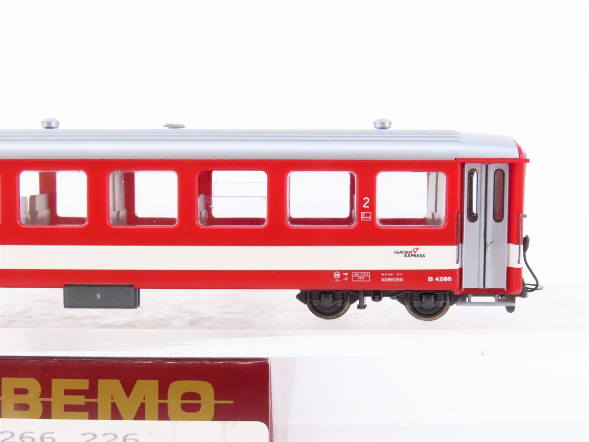 HOm Scale BEMO 3266 226 FO Furka-Oberalp 2nd Class Coach Passenger #4266