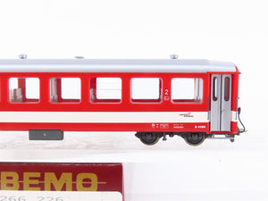 HOm Scale BEMO 3266 226 FO Furka-Oberalp 2nd Class Coach Passenger #4266