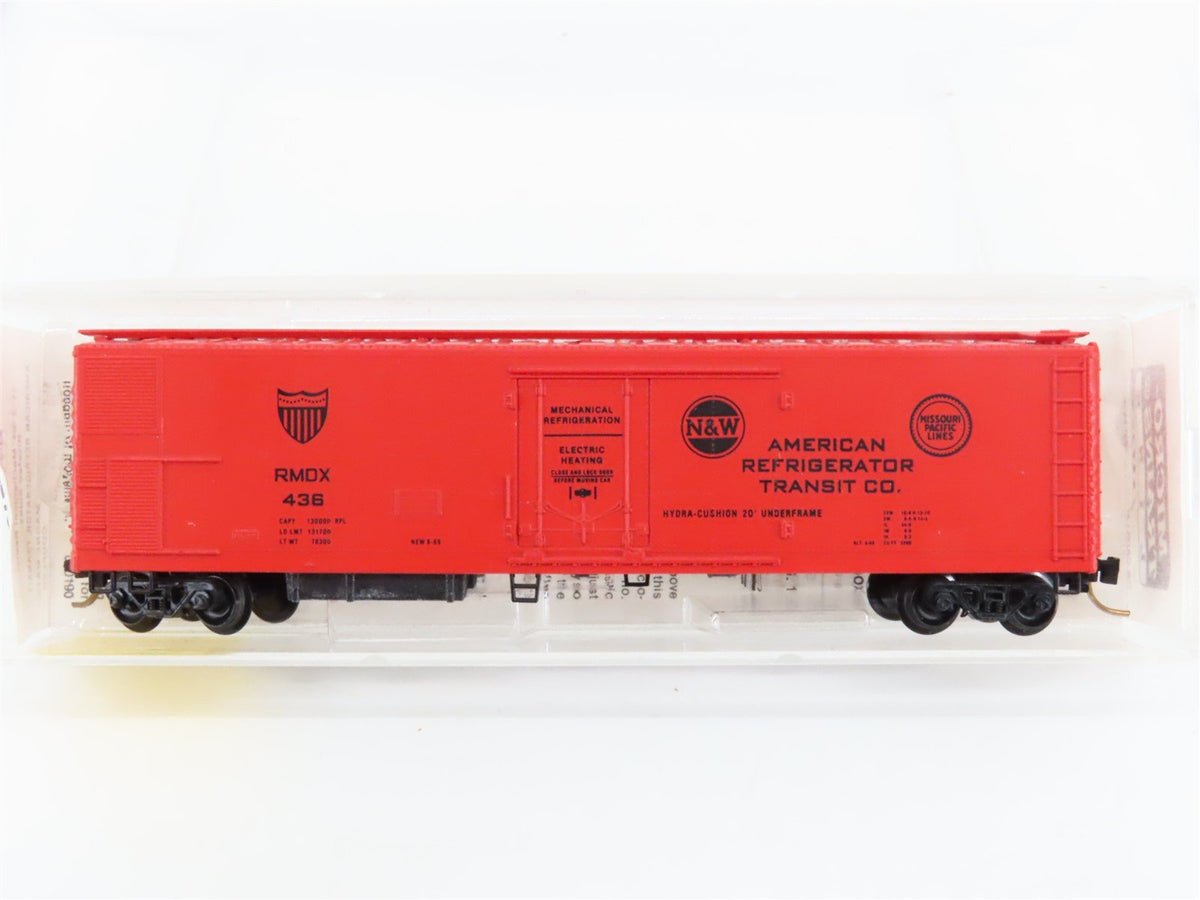 N Micro-Trains MTL 69070 RMDX UP N&amp;W MP American Refrigerator Transit Reefer 436