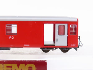 HOm Scale BEMO 3269 202 FO Furka-Oberalp Baggage Passenger Car #4342