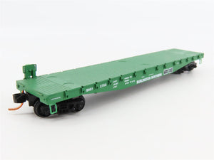 N Scale Micro-Trains MTL 04500200 BN Burlington Northern 50' Flat Car #612750