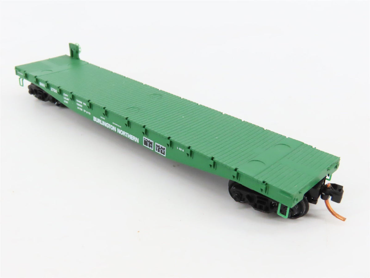 N Scale Micro-Trains MTL 04500200 BN Burlington Northern 50&#39; Flat Car #612750