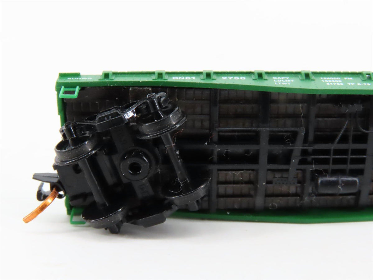 N Scale Micro-Trains MTL 04500200 BN Burlington Northern 50&#39; Flat Car #612750