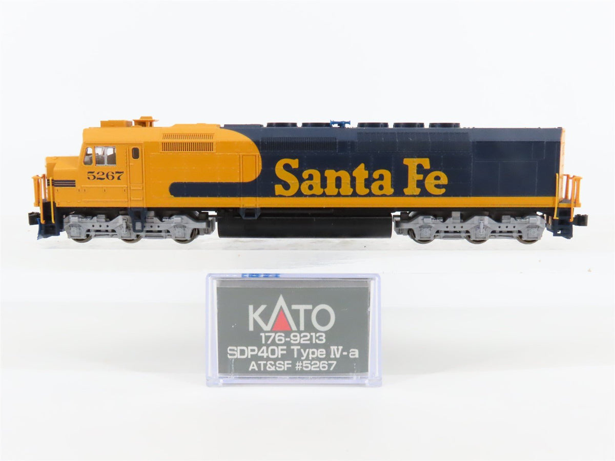 N Scale KATO 176-9213 ATSF Santa Fe SDP40F Diesel Locomotive #5267