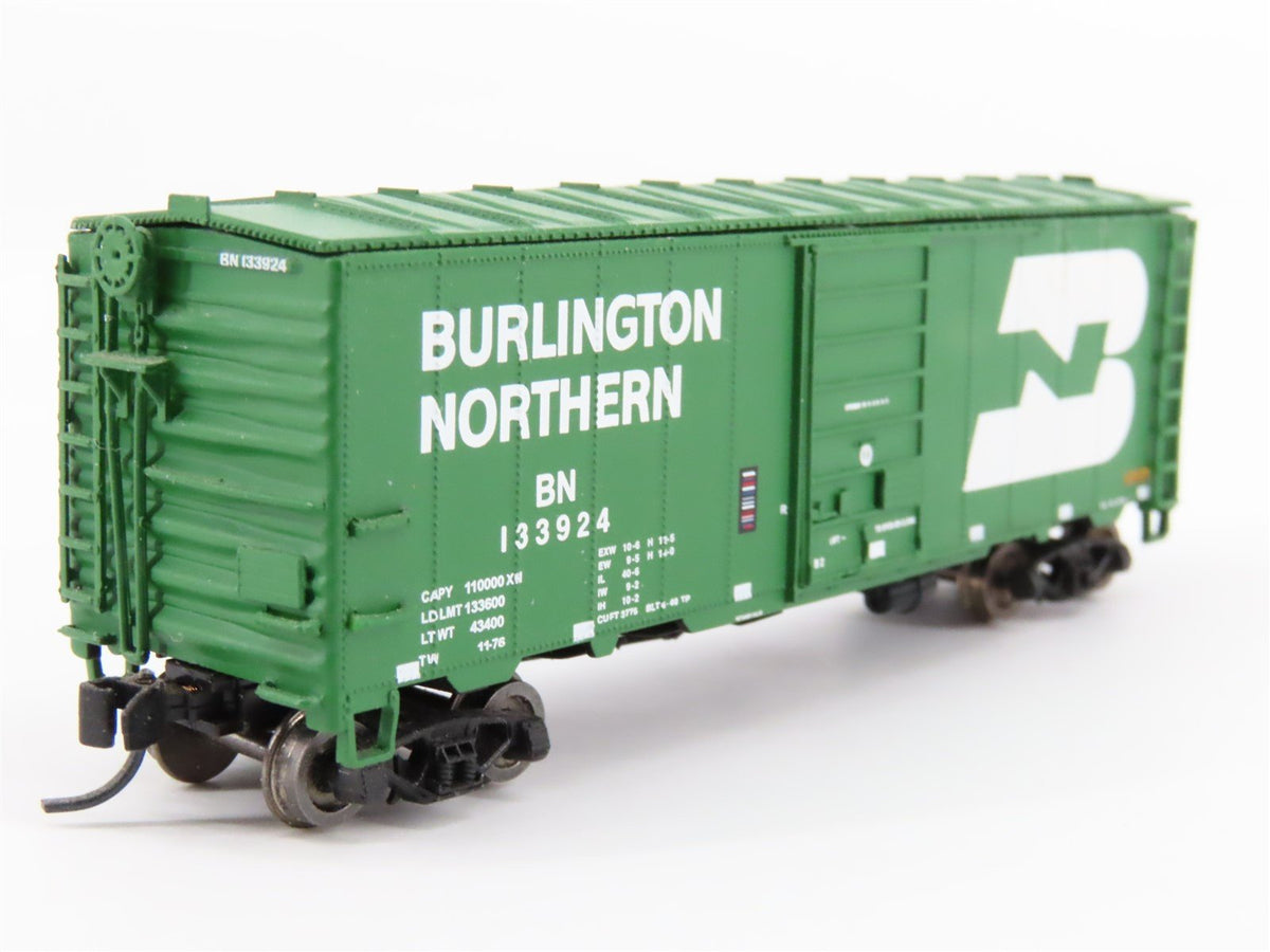 N Scale InterMountain 66019-12 BN Burlington Northern Single Door Box Car 133924