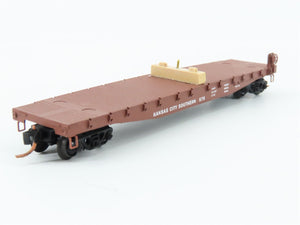N Scale Micro-Trains MTL 04500290 KCS Kansas City Southern 2 Flat Cars w/ Beam