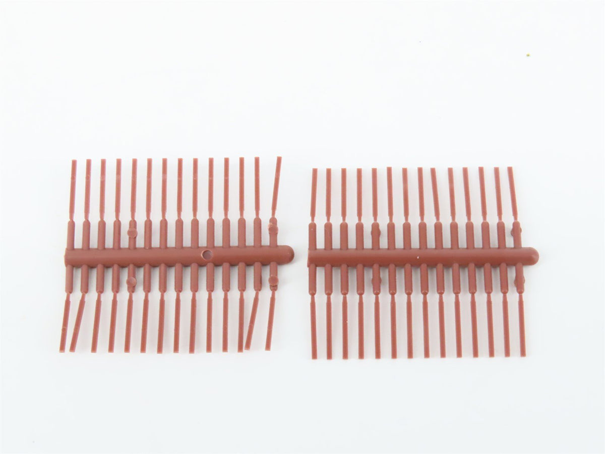 N Scale Micro-Trains MTL 04500290 KCS Kansas City Southern 2 Flat Cars w/ Beam
