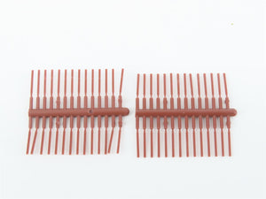 N Scale Micro-Trains MTL 04500290 KCS Kansas City Southern 2 Flat Cars w/ Beam
