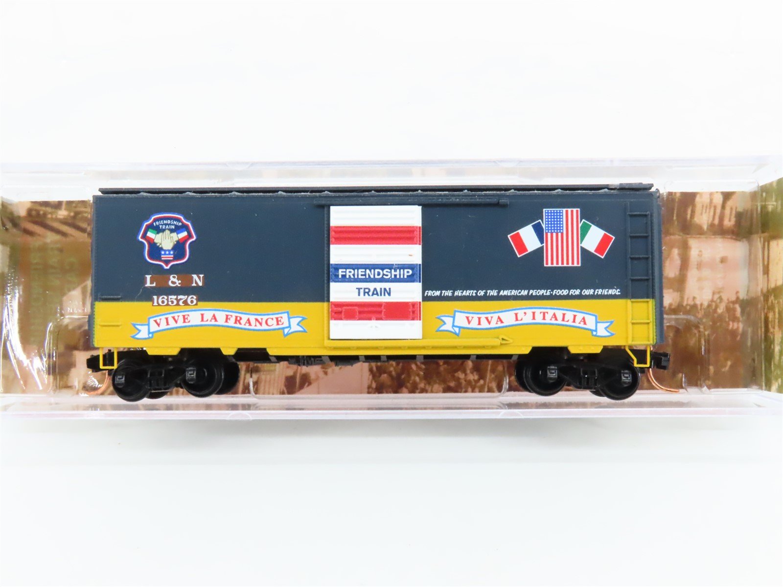 N Scale Micro-Trains MTL 02000057 L&N Friendship Train Series 40' Box Car #16576