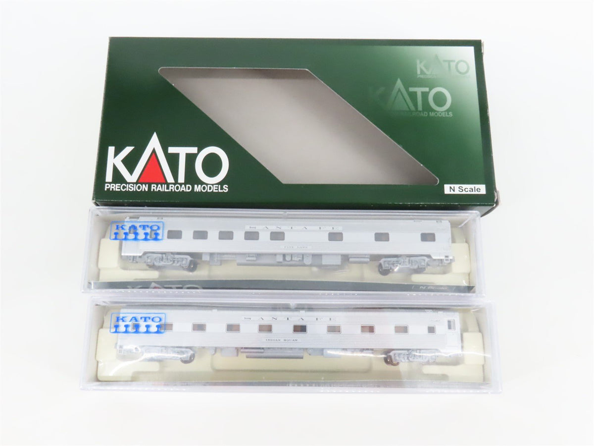 N Scale Kato #106-6011 ATSF Santa Fe Sleeper Passenger 2 Car Set