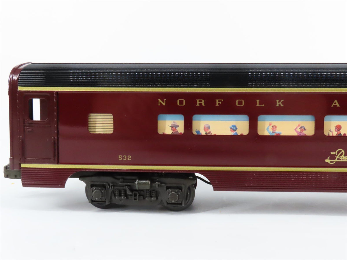 O Gauge 3-Rail Williams 2800 N&amp;W Norfolk &amp; Western 5-Car Aluminum Passenger Set