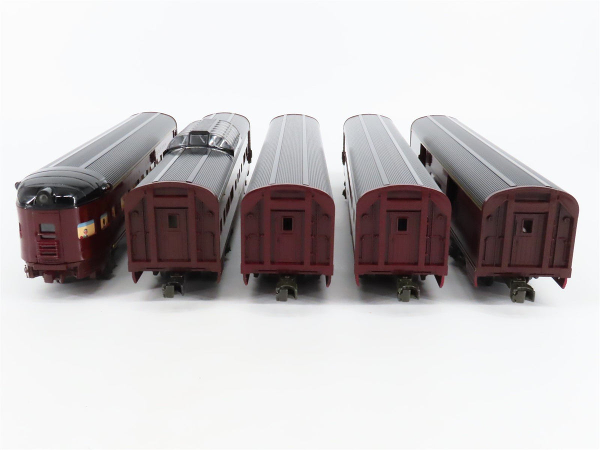 O Gauge 3-Rail Williams 2800 N&amp;W Norfolk &amp; Western 5-Car Aluminum Passenger Set