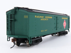 HO Scale Walthers 932-5480 REX Railway Express Agency Wood Reefer #1417