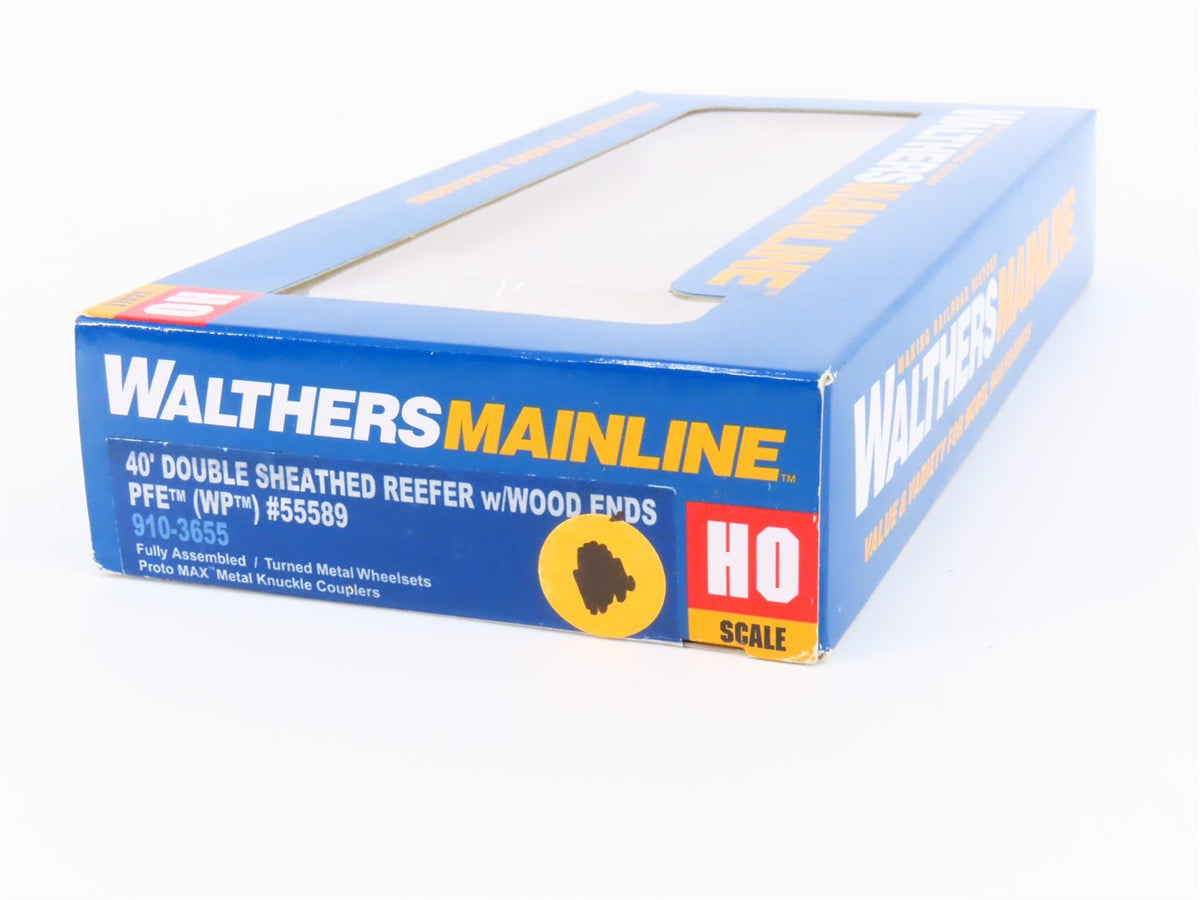 HO Scale Walthers Mainline 910-3655 PFE Pacific Fruit Express 40&#39; Reefer #55589