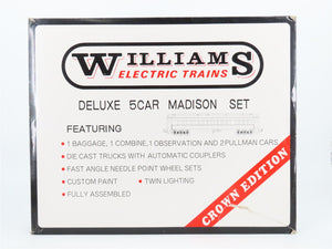 O Gauge 3-Rail Williams 2522 Erie Railway 5-Car Passenger Set