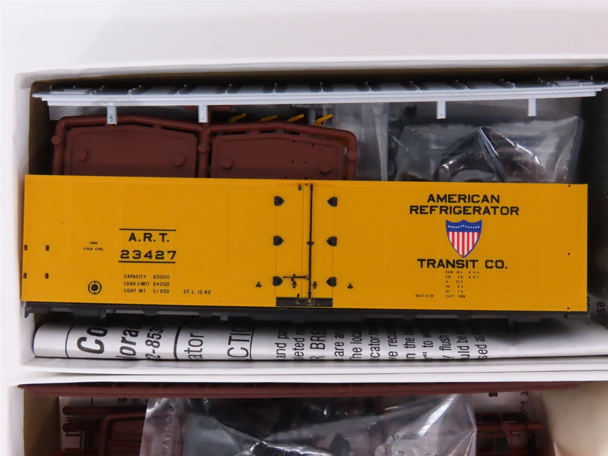 LOT of 9 HO Scale Freight InterMountain WFE/PFE/ART/SHPX Reefer &amp; Tank Car Kits