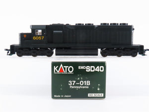 HO Scale KATO 37-01B PRR Pennsylvania EMD SD40 Diesel Locomotive #6057