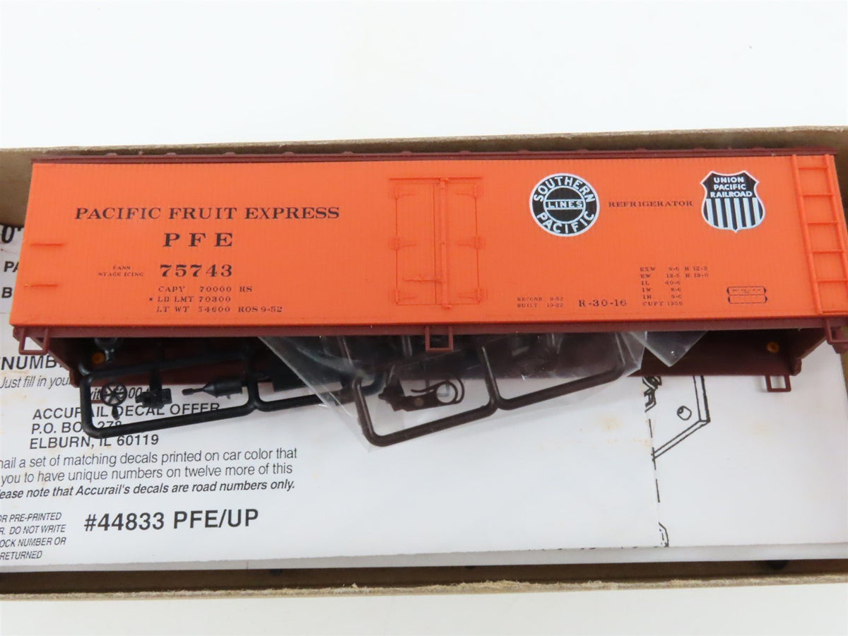 Lot of 10 HO Scale Accurail Kits PFE SP &amp; Data Only Reefers, Box Cars &amp; Hopper