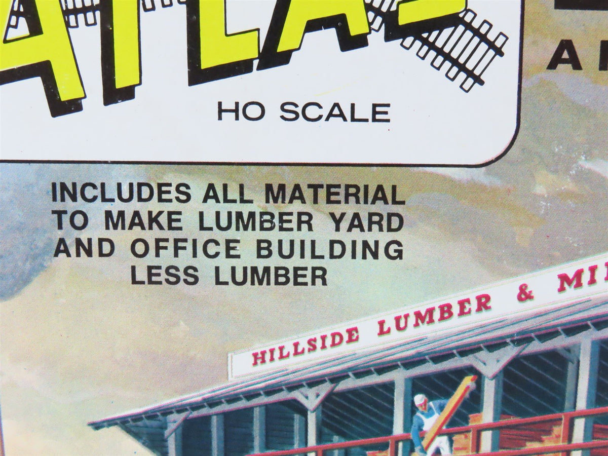 LOT of 7 HO Atlas Kits Lumber Yard, Passenger Station &amp; Telephone Pole Packs