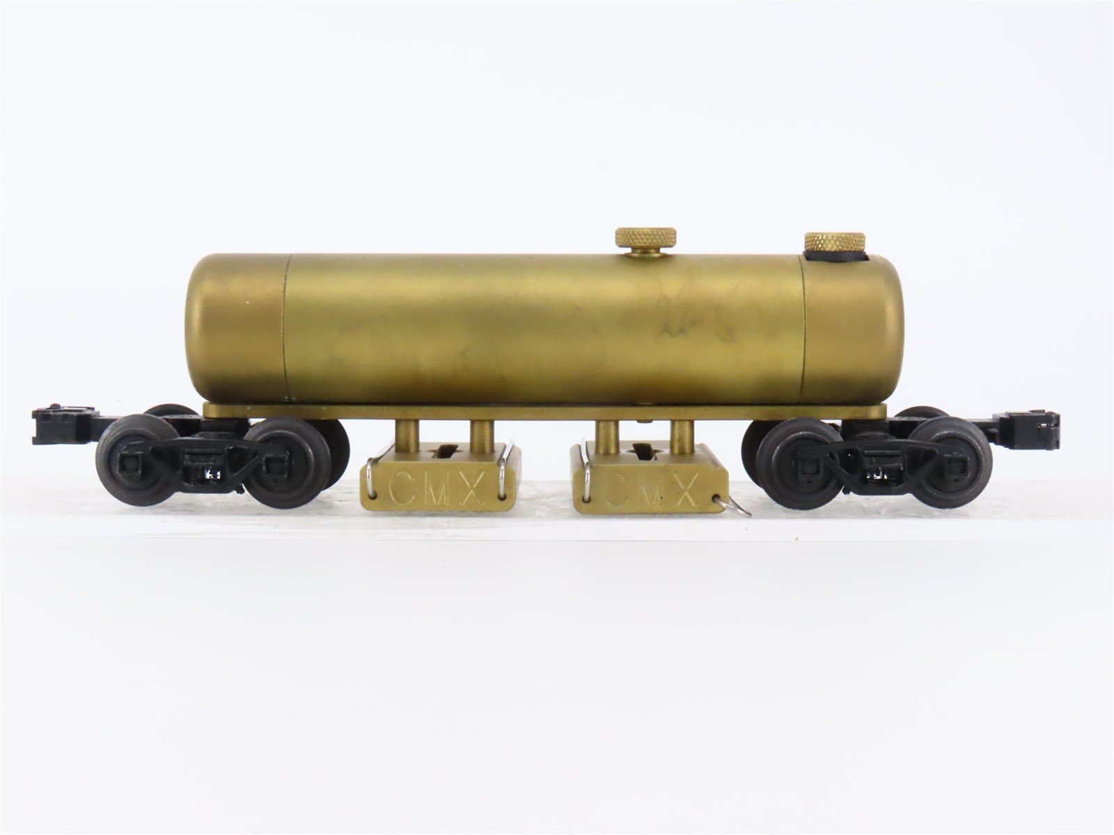 O Gauge 3-Rail CMX BRASS Undecorated Clean Machine Track Cleaning Tank Car