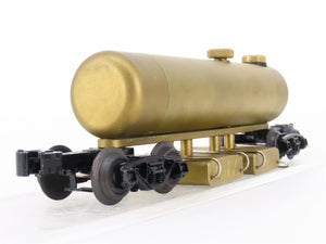 O Gauge 3-Rail CMX BRASS Undecorated Clean Machine Track Cleaning Tank Car