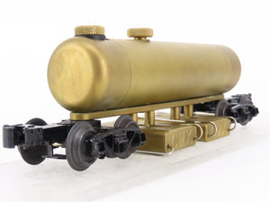 O Gauge 3-Rail CMX BRASS Undecorated Clean Machine Track Cleaning Tank Car