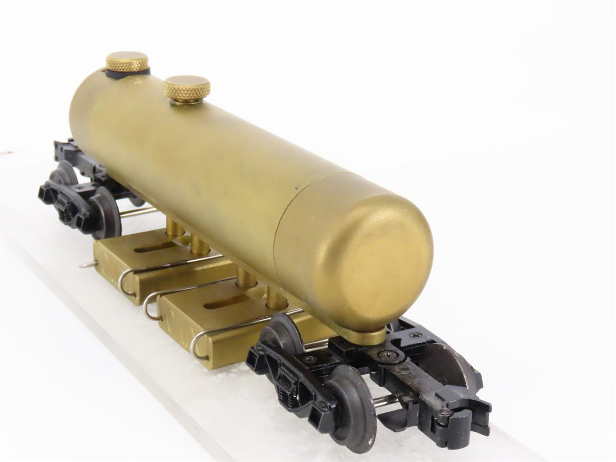 O Gauge 3-Rail CMX BRASS Undecorated Clean Machine Track Cleaning Tank Car