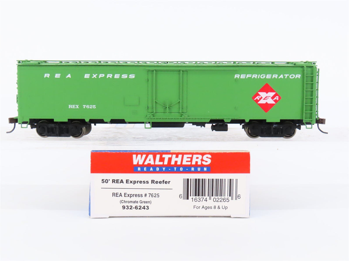 HO Scale Walthers 932-6243 REX Railway Express Agency 50&#39; Reefer #7625