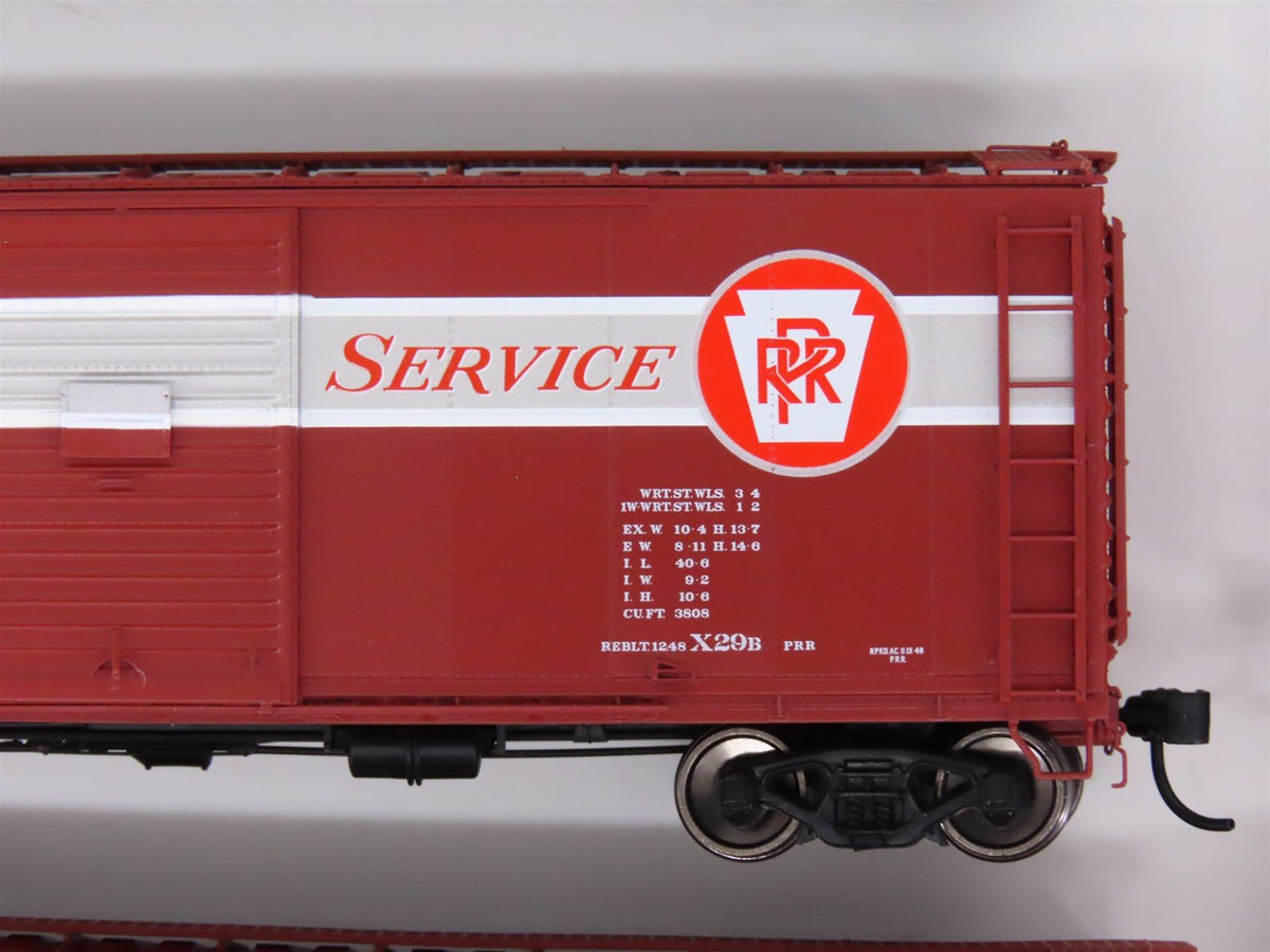 HO Walthers Proto Set #1 920-900 PRR Pennsylvania Box Cars &amp; Caboose - Set of 7