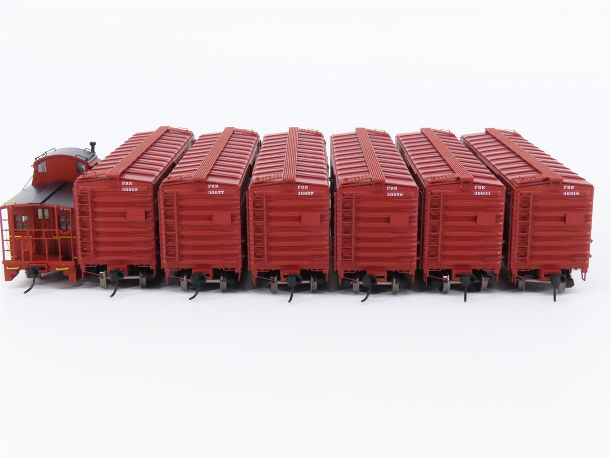 HO Walthers Proto Set #1 920-900 PRR Pennsylvania Box Cars &amp; Caboose - Set of 7