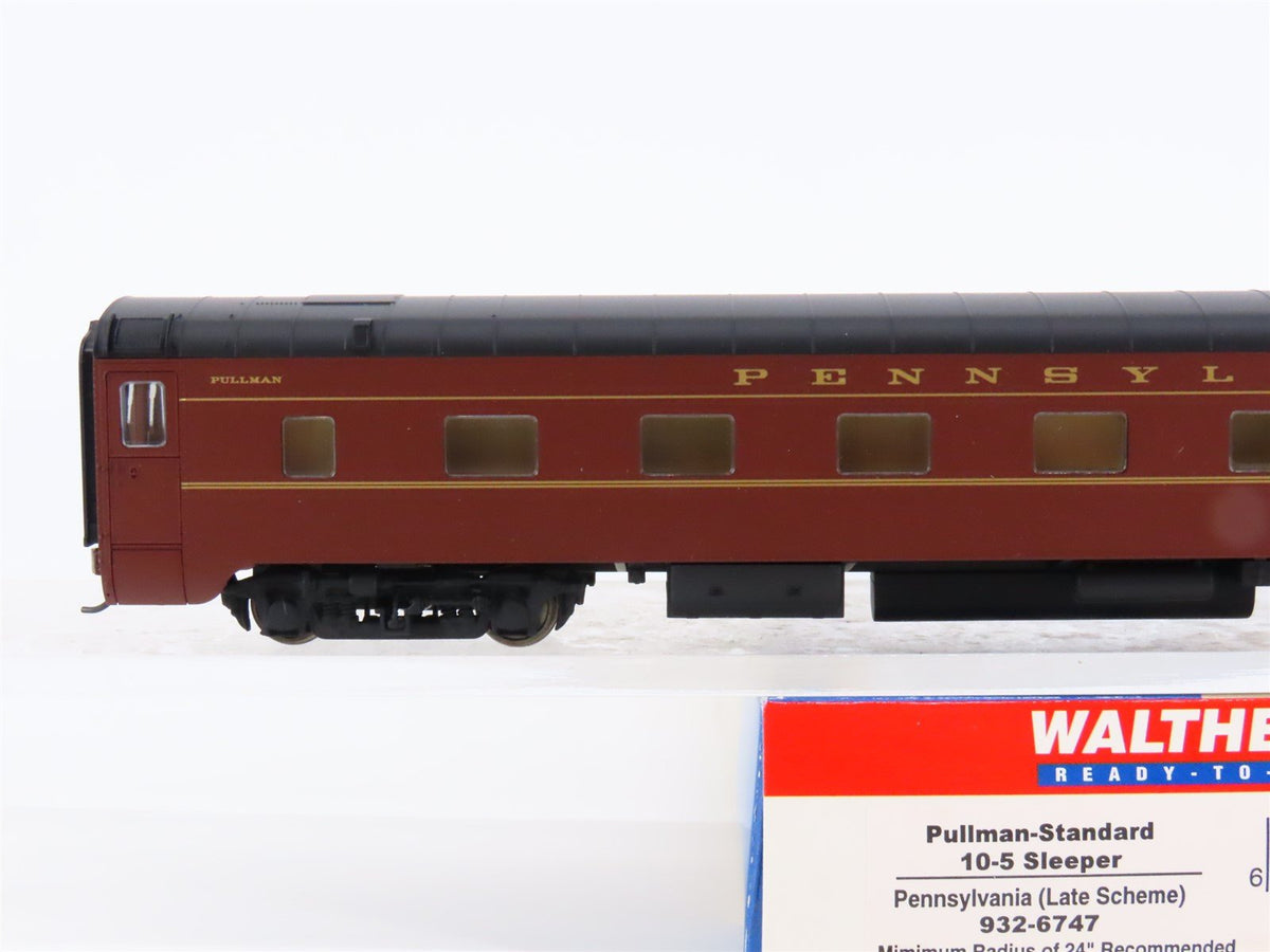 HO Scale Walthers 932-6747 PRR Pennsylvania Railroad Pullman Sleeper Passenger