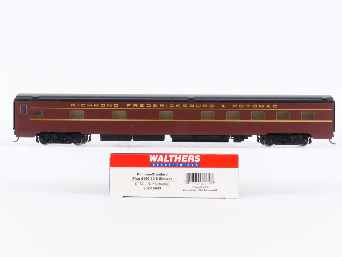 HO Walthers 932-16843 RF&amp;P Richmond Fredericksburg &amp; Potomac Sleeper Passenger