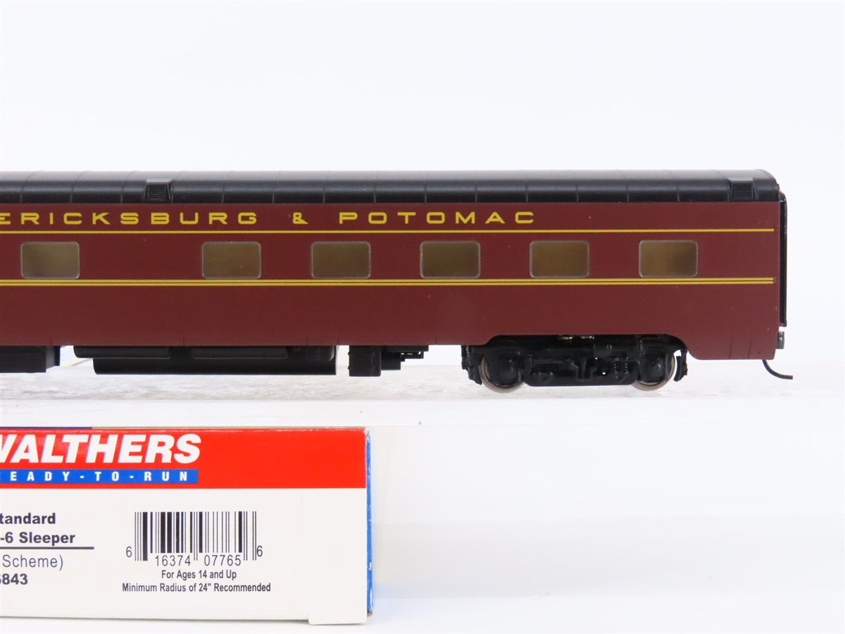 HO Walthers 932-16843 RF&amp;P Richmond Fredericksburg &amp; Potomac Sleeper Passenger