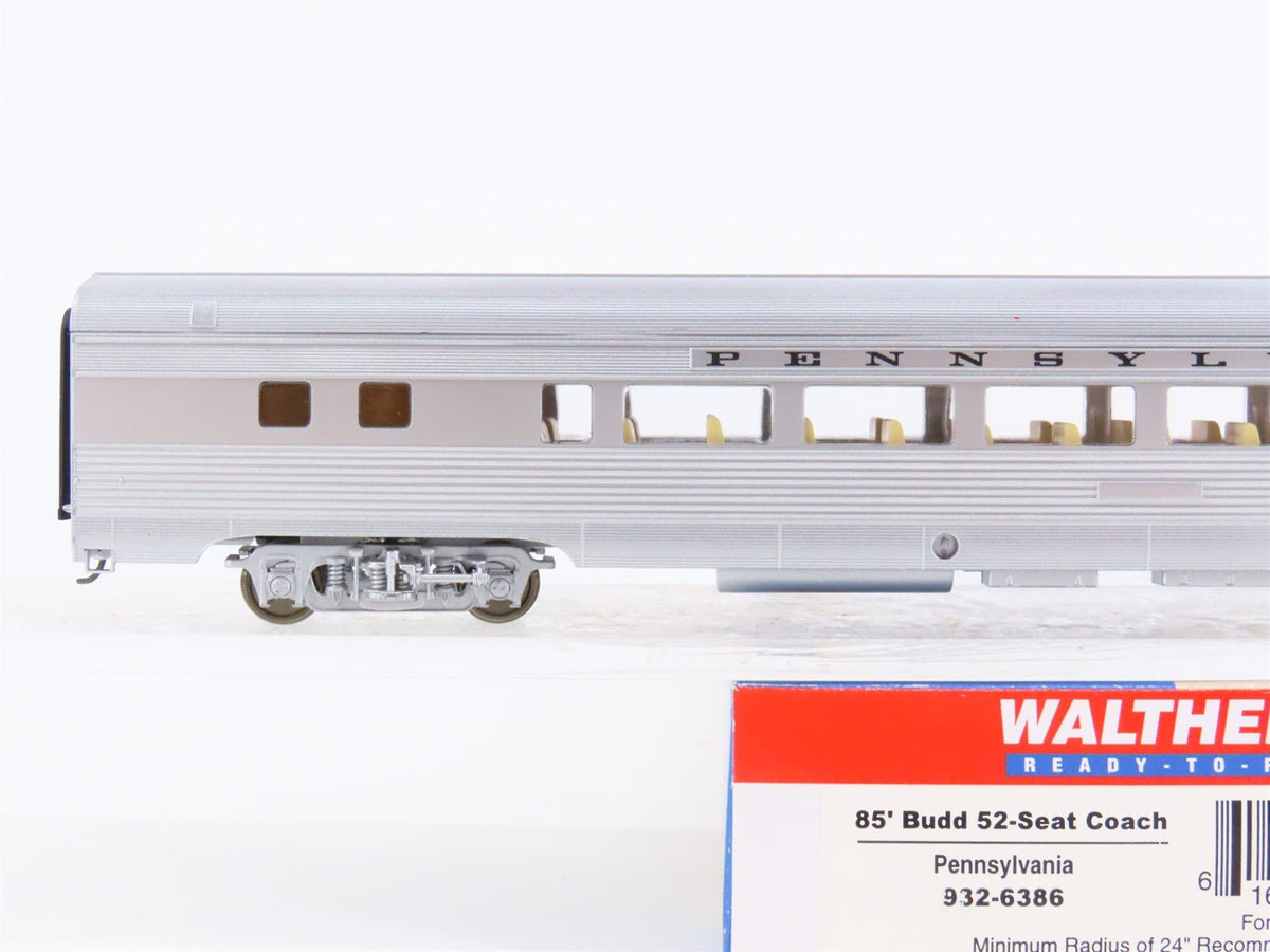 HO Scale Walthers 932-6386 PRR Pennsylvania Railroad 85&#39; Coach Passenger Car