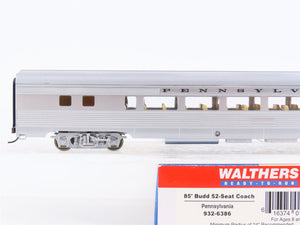 HO Scale Walthers 932-6386 PRR Pennsylvania Railroad 85' Coach Passenger Car