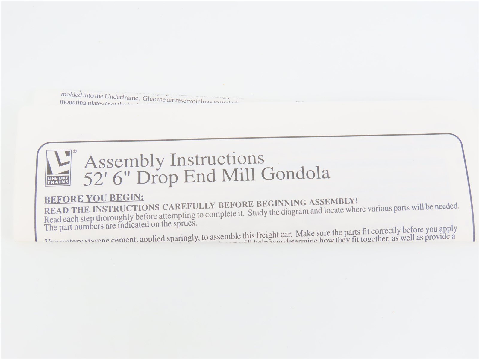 HO Scale PROTO 2000 P&BR Patapsco & Back Rivers 52' 6